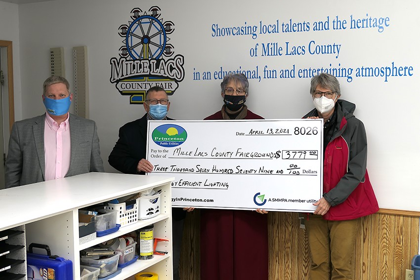 Mille Lacs County Fairgrounds Receives LED Rebate